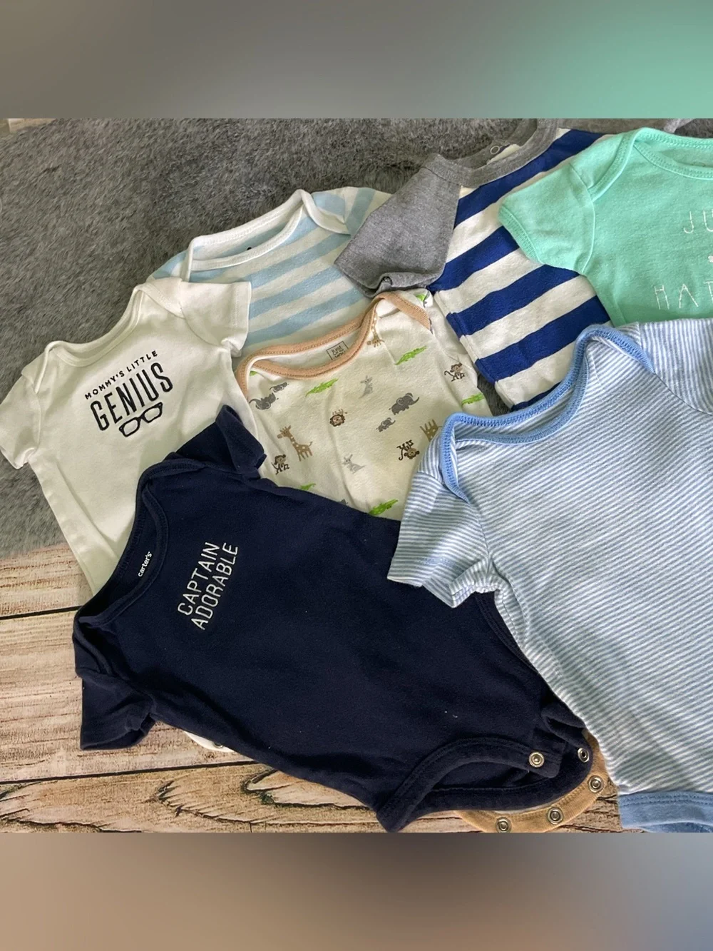 Baby Clothing Bundle Onesie Lot Size 3-6M